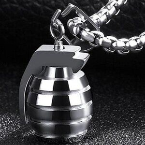 ❤️Custom Unique Hand Grenades Necklace , N90201P115